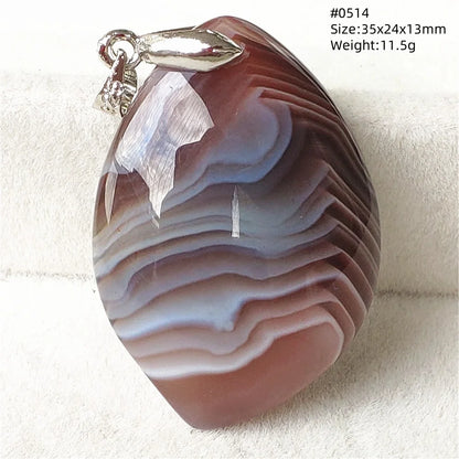 Natural Black Persian Agate Pendant Necklace Eye Women Men Jewelry Rare Fashion Gemstone Pink Agate Necklace AAAAAA