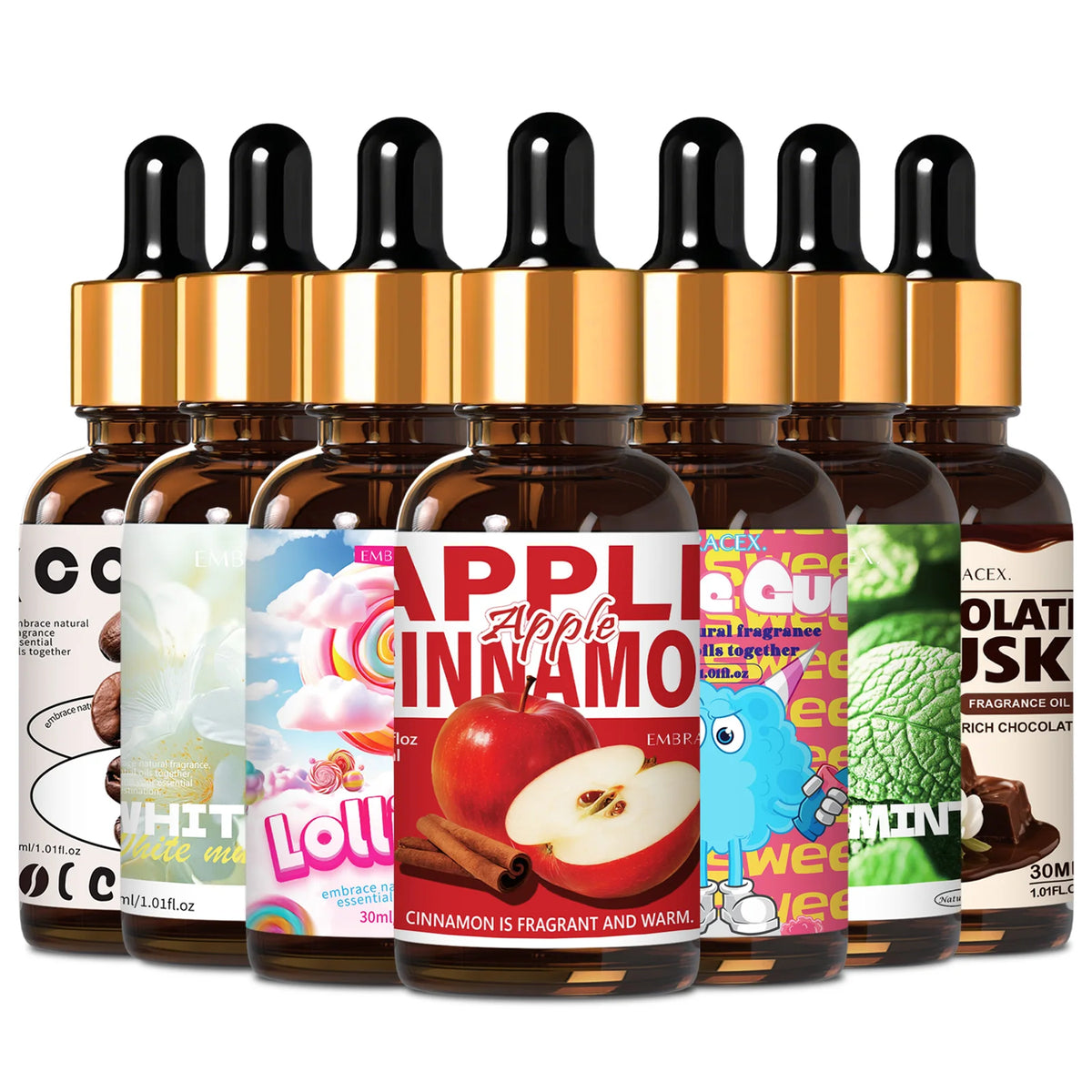 36 Type 30ml Fragrance Oils Long Lasting Scents For Humidifier/Diffusers Holiday Gifts For Friends