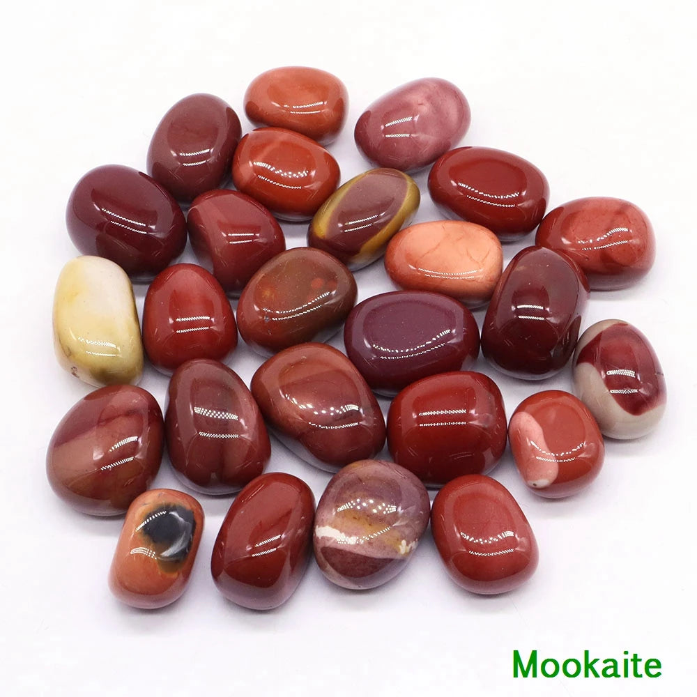 Natural Carnelian Evil Eye Red Black Agate Gravel Specimen Square Polished Healing Stone Reiki for Aquarium Fish Tank Home Decor