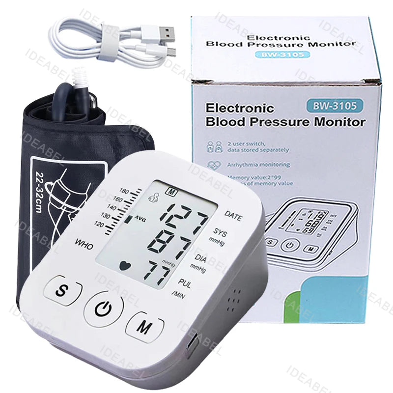 Digital  Blood Pressure and Heart Rate Pulse Meter
