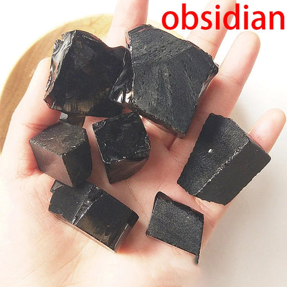 Natural Crystal Raw Stone Set Rose Quartz Irregular Ore Mineral Specimen Aquarium Decoration Home Decor Gift Fragrant Stone