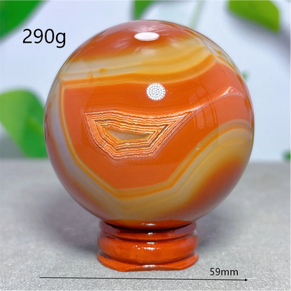 Sardonyx & Carnelian Sphere