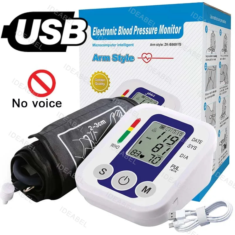 Digital  Blood Pressure and Heart Rate Pulse Meter