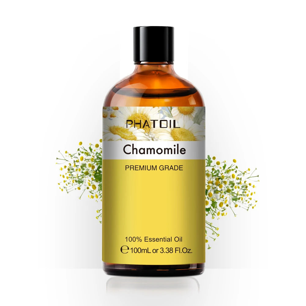 100ML Pure Natural Rose Essential Oils Humidifier Diffuser Lavender Vanilla Peppermint Geranium Cloves Basil Tea Tree Aroma Oil