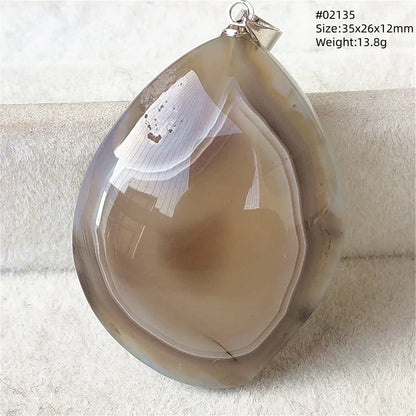 Natural Black Persian Agate Pendant Necklace Eye Women Men Jewelry Rare Fashion Gemstone Pink Agate Necklace AAAAAA