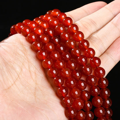 Natural Red Agate Beads – Jewelry Making