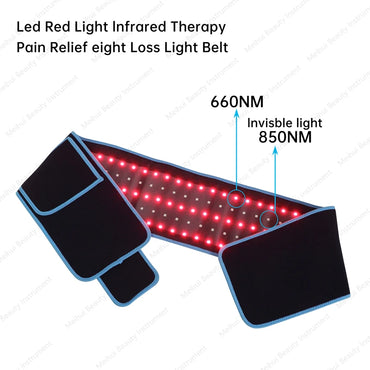 Red  Phototherapy  Fat Burning Facial Wrap Slimming Waist Heating