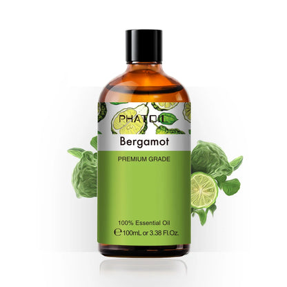 100ML Pure Natural Rose Essential Oils Humidifier Diffuser Lavender Vanilla Peppermint Geranium Cloves Basil Tea Tree Aroma Oil
