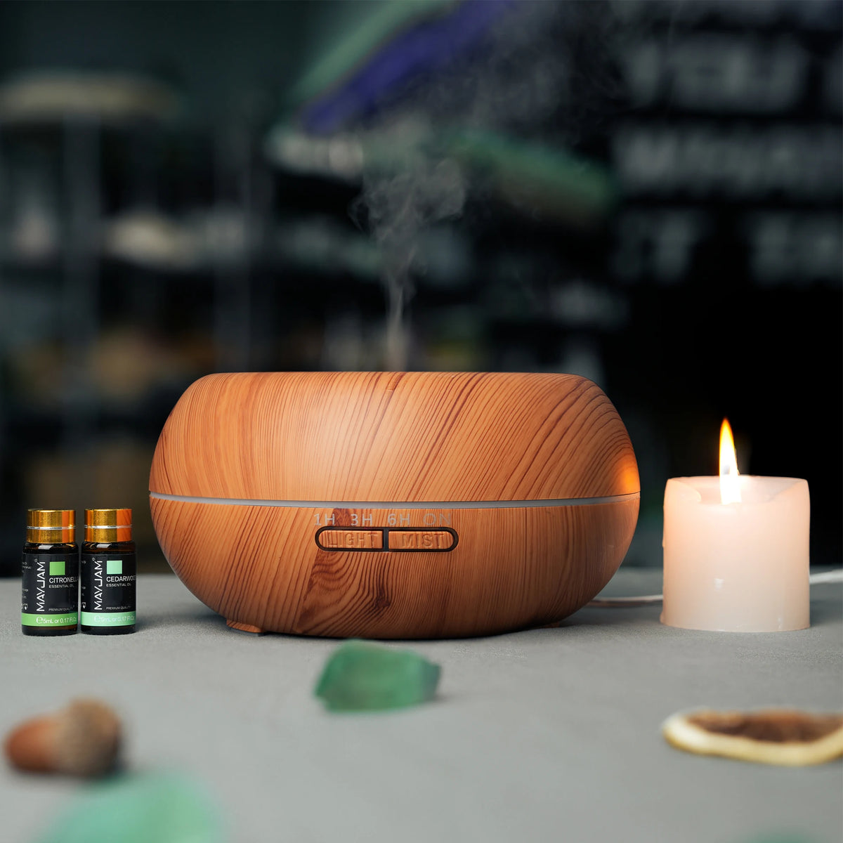 MAYJAM 28pcs/set Aromatherapy Essential Oils Gift Box,Sandalwood Bergamot Lemongrass Lemon Lavender Citronella Patchouli Tea Tree Sage Sweet Orange Rosemary Vanilla Vetiver Rose Cedarwood Chamomile Eucalyptus for Humidifier R