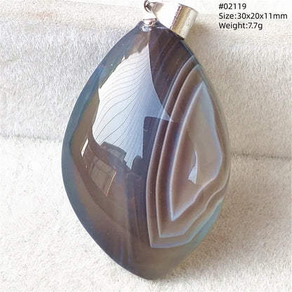 Natural Black Persian Agate Pendant Necklace Eye Women Men Jewelry Rare Fashion Gemstone Pink Agate Necklace AAAAAA