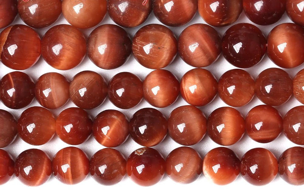 Natural Tiger Eye Beads for Jewelry Making