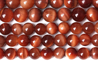 Natural Tiger Eye Beads for Jewelry Making