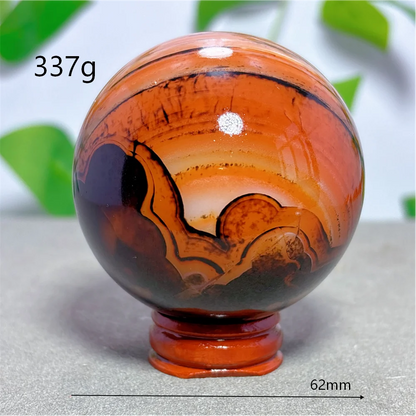 Sardonyx & Carnelian Sphere