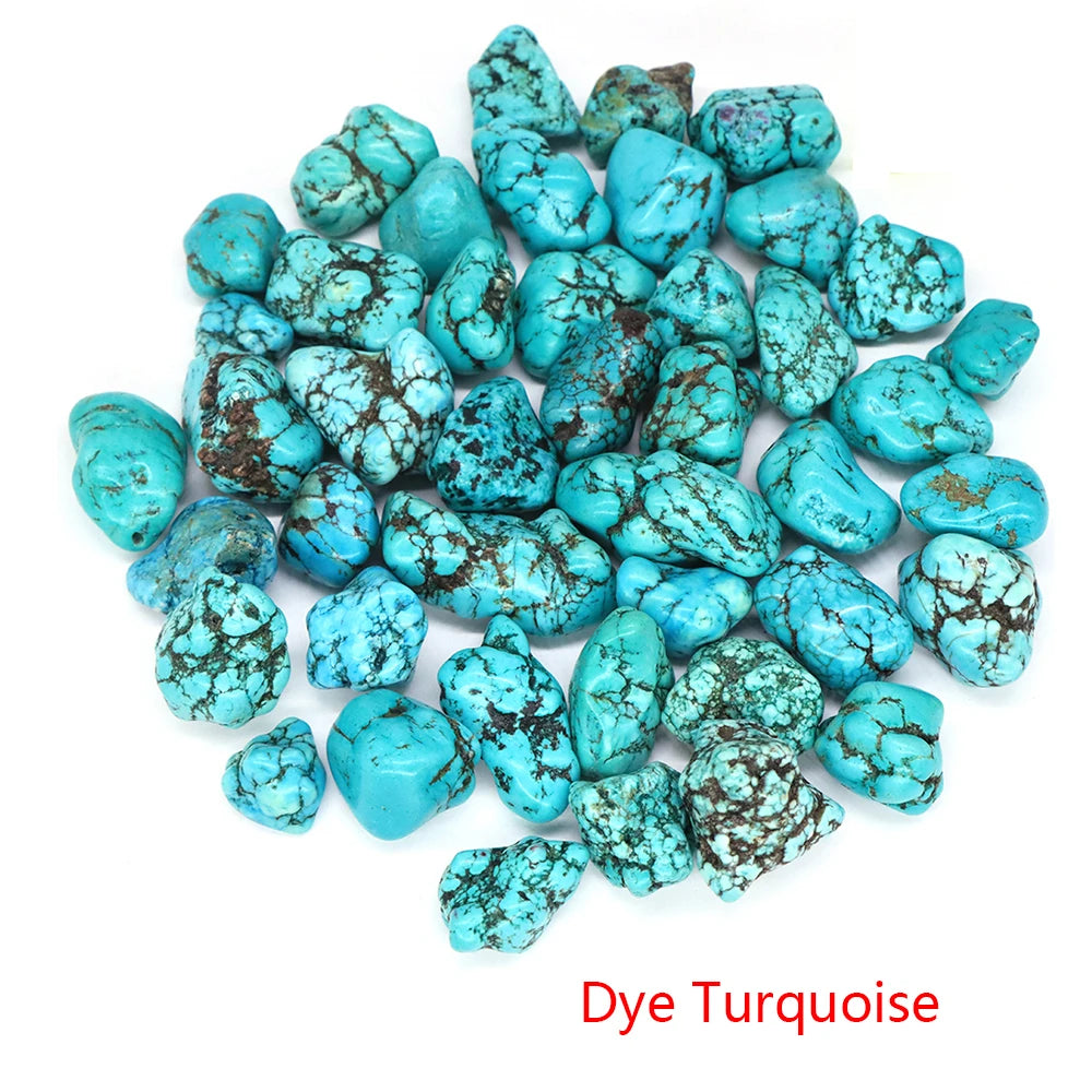Natural Malachite Turquoise Quartz Crystals And Healing Stones Tumbled Bulk Mineral Specime Gemstones Home Aquarium Decoration