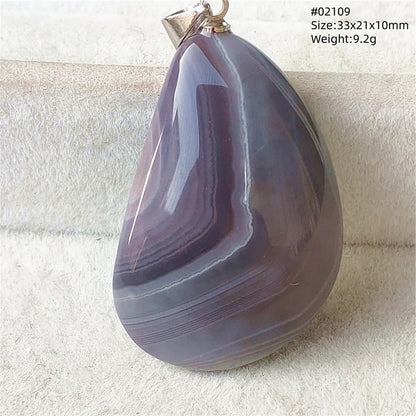 Natural Black Persian Agate Pendant Necklace Eye Women Men Jewelry Rare Fashion Gemstone Pink Agate Necklace AAAAAA