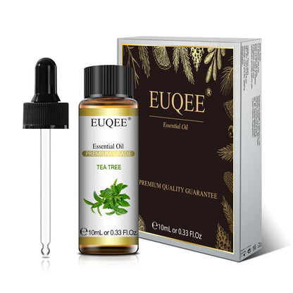 EUQEE 10ml Pure Natural Essential Oil Lavender Jasmine Eucalyptus Vanilla Sandalwood Sweet Orange Lemon Oregano Neroli Fragrance