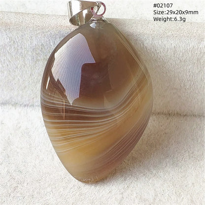 Natural Black Persian Agate Pendant Necklace Eye Women Men Jewelry Rare Fashion Gemstone Pink Agate Necklace AAAAAA