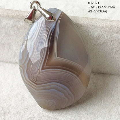 Natural Black Persian Agate Pendant Necklace Eye Women Men Jewelry Rare Fashion Gemstone Pink Agate Necklace AAAAAA