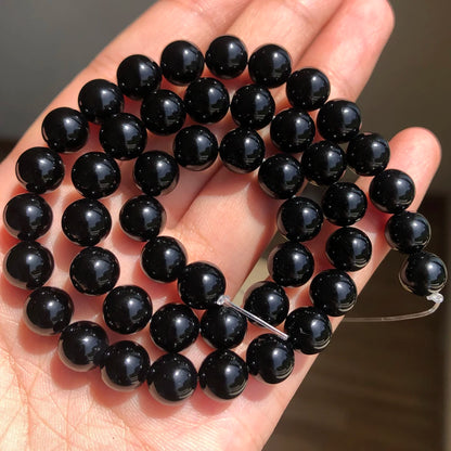 Natural Black Lava Stone Beads – Jewelry Making