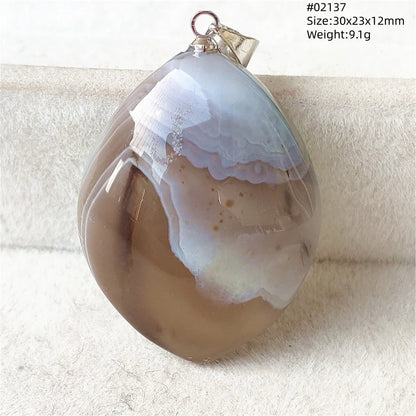 Natural Black Persian Agate Pendant Necklace Eye Women Men Jewelry Rare Fashion Gemstone Pink Agate Necklace AAAAAA