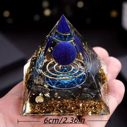 White Lotus Orgone Pyramid – Sacred Energy & Harmony
