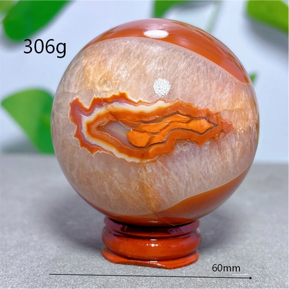 Sardonyx & Carnelian Sphere