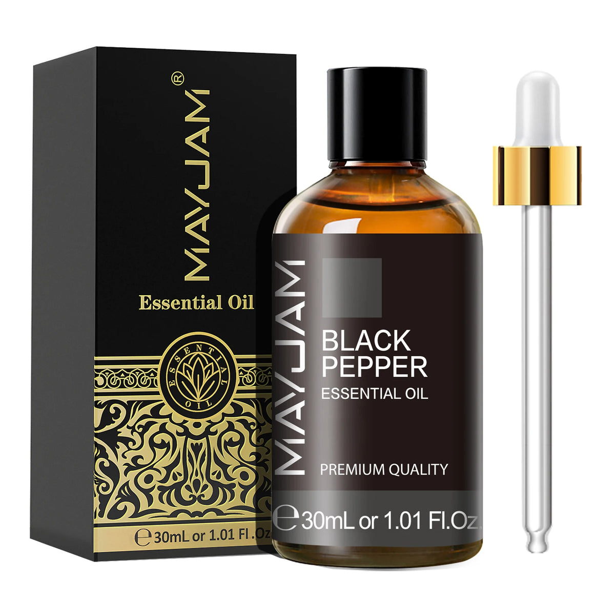 MAYJAM 1PCS 30ML Aromatherapy Essential Oil Lavender Vanilla Jasmine Eucalyptus Peppermint Aroma Oil for Diffuser Candle Soap