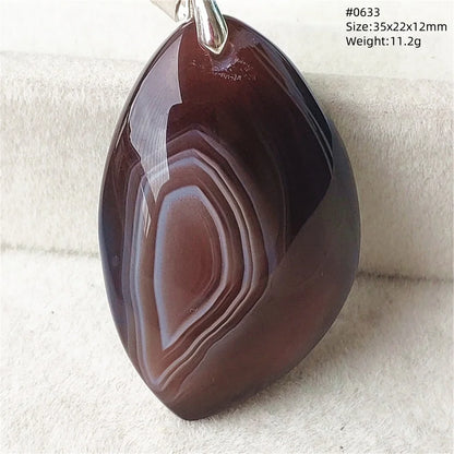Natural Black Persian Agate Pendant Necklace Eye Women Men Jewelry Rare Fashion Gemstone Pink Agate Necklace AAAAAA