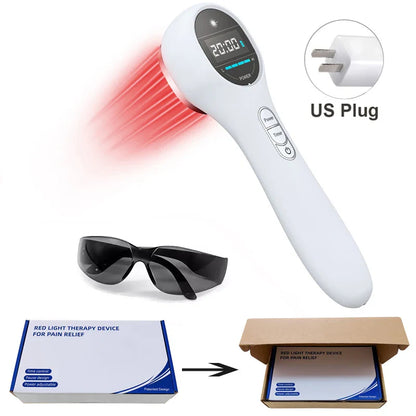 NEW 650nm 808nm Low Level Laser Red Light Therapy Device Cold Laser Arthritis Physical Therapy Equipment Pain Relief Health Care - WiseWell.Shop