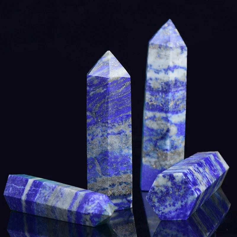Natural Stone and Crystals Point Wand Witchcraft Rose Quartz Amethyst Home Decor Mineral Reiki Healing Stones Crafts Room Decor