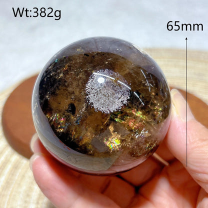 Rainbow Smoky Quartz Sphere – Natural Crystal