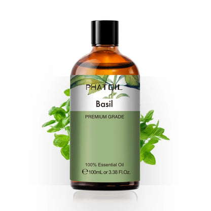 100ML Pure Natural Rose Essential Oils Humidifier Diffuser Lavender Vanilla Peppermint Geranium Cloves Basil Tea Tree Aroma Oil