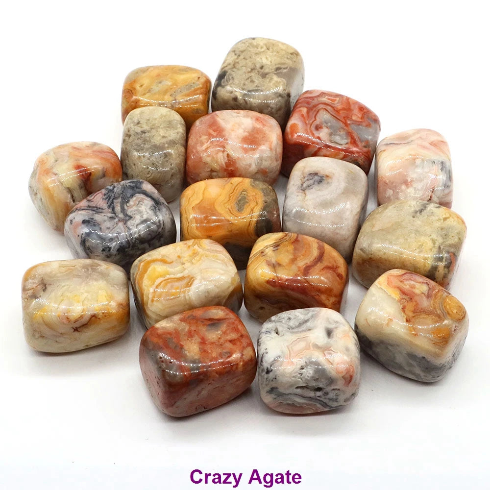 Red Inclusions Natural Tumbled Stones Healing Crystal Quartz Mineral Specimen Meditation Gemstones Tank Aquarium Home Decoration