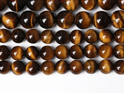 Natural Tiger Eye Beads for Jewelry Making