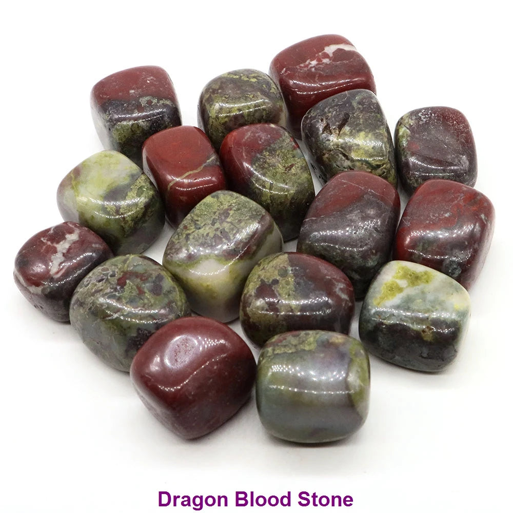 Red Inclusions Natural Tumbled Stones Healing Crystal Quartz Mineral Specimen Meditation Gemstones Tank Aquarium Home Decoration