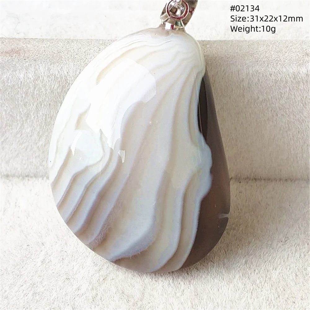 Natural Black Persian Agate Pendant Necklace Eye Women Men Jewelry Rare Fashion Gemstone Pink Agate Necklace AAAAAA
