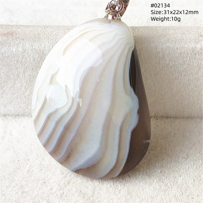 Natural Black Persian Agate Pendant Necklace Eye Women Men Jewelry Rare Fashion Gemstone Pink Agate Necklace AAAAAA