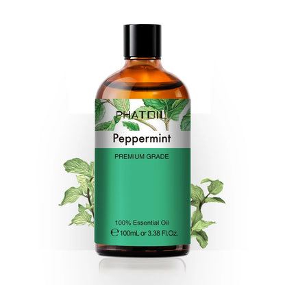 100ML Pure Natural Rose Essential Oils Humidifier Diffuser Lavender Vanilla Peppermint Geranium Cloves Basil Tea Tree Aroma Oil