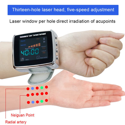 Laser Wrist Watch Hypertension  Diabetes  Rhinitis Sinusitis