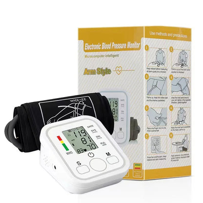 Heart Beat Rate Pulse  Backlight Automatic Home Blood Pressure
