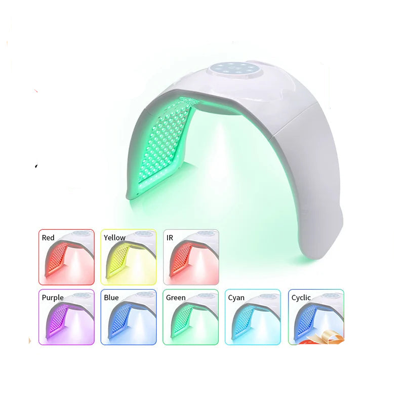 8 Color  LED Facial Mask Photon Skin Rejuvenation Machine
