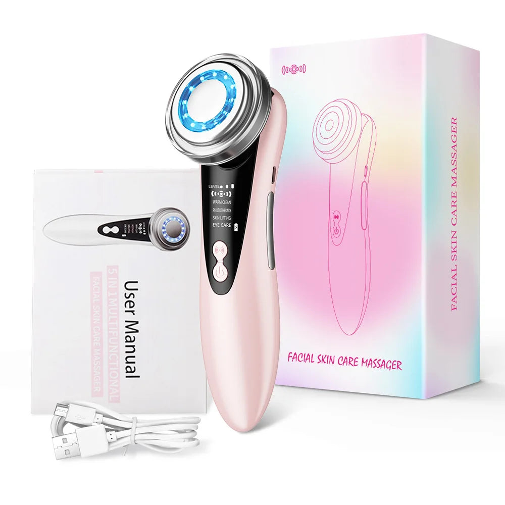 Multifunction Facial Massager 4 Radio Frequency Device
