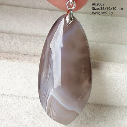 Natural Black Persian Agate Pendant Necklace Eye Women Men Jewelry Rare Fashion Gemstone Pink Agate Necklace AAAAAA