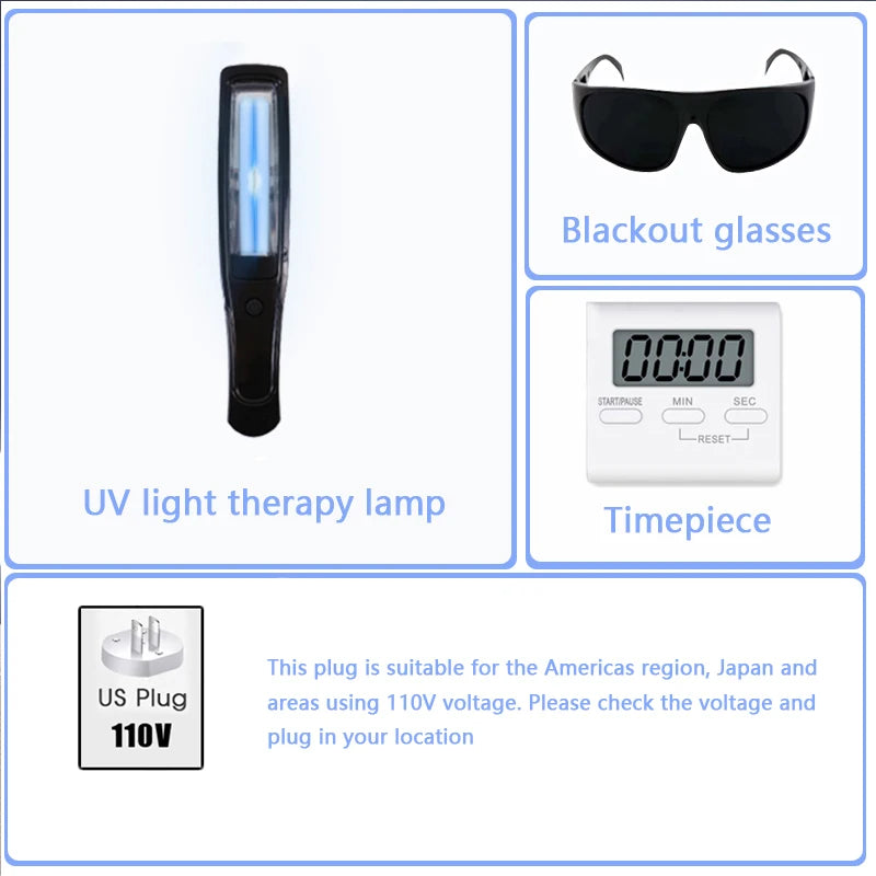 Uvb Lamp Therapy  for Vitiligo Psoriasis Eczema