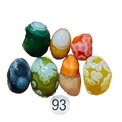 Natural Sardonyx Agate – 7-Piece Stone Set