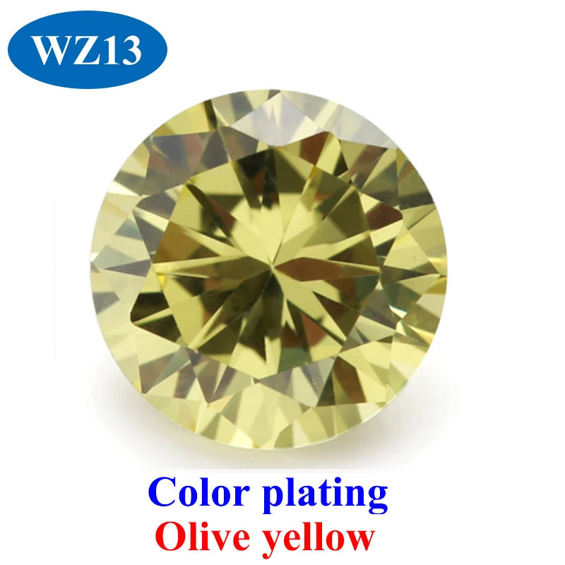 DJMAX 0.5-3ct Pink Red Royal Blue Green Moissanite Loose Stone Excellent Cut 5/6.5/8/9mm Original Moissanite Diamond Stones