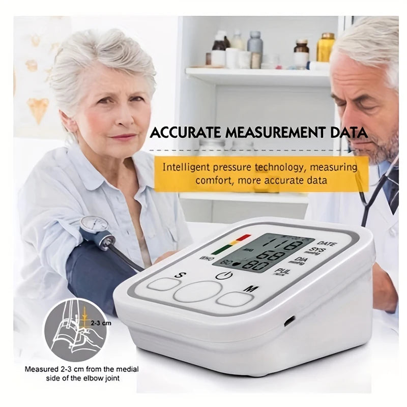 Heart Beat Rate Pulse  Backlight Automatic Home Blood Pressure