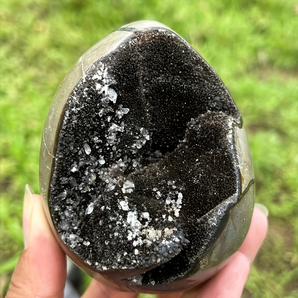 Natural Dragon Seven-Layer Crystal Egg – Raw Mineral Stone