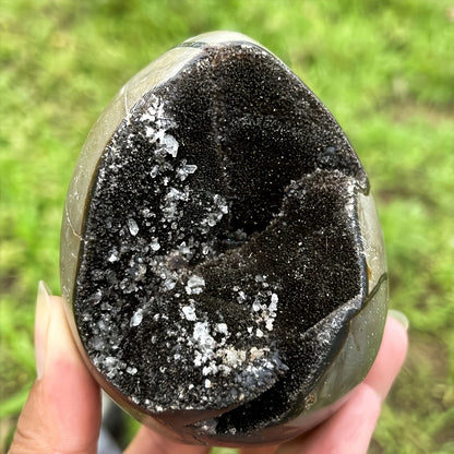 Natural Dragon Seven-Layer Crystal Egg – Raw Mineral Stone