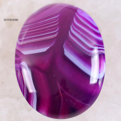 1Pcs 40x30MM Oval CAB Cabochon For Making Pendant Natural Stone Bead  Tiger Eye Onyx Opal Onyx Pink Crystal Quartz Cabochon